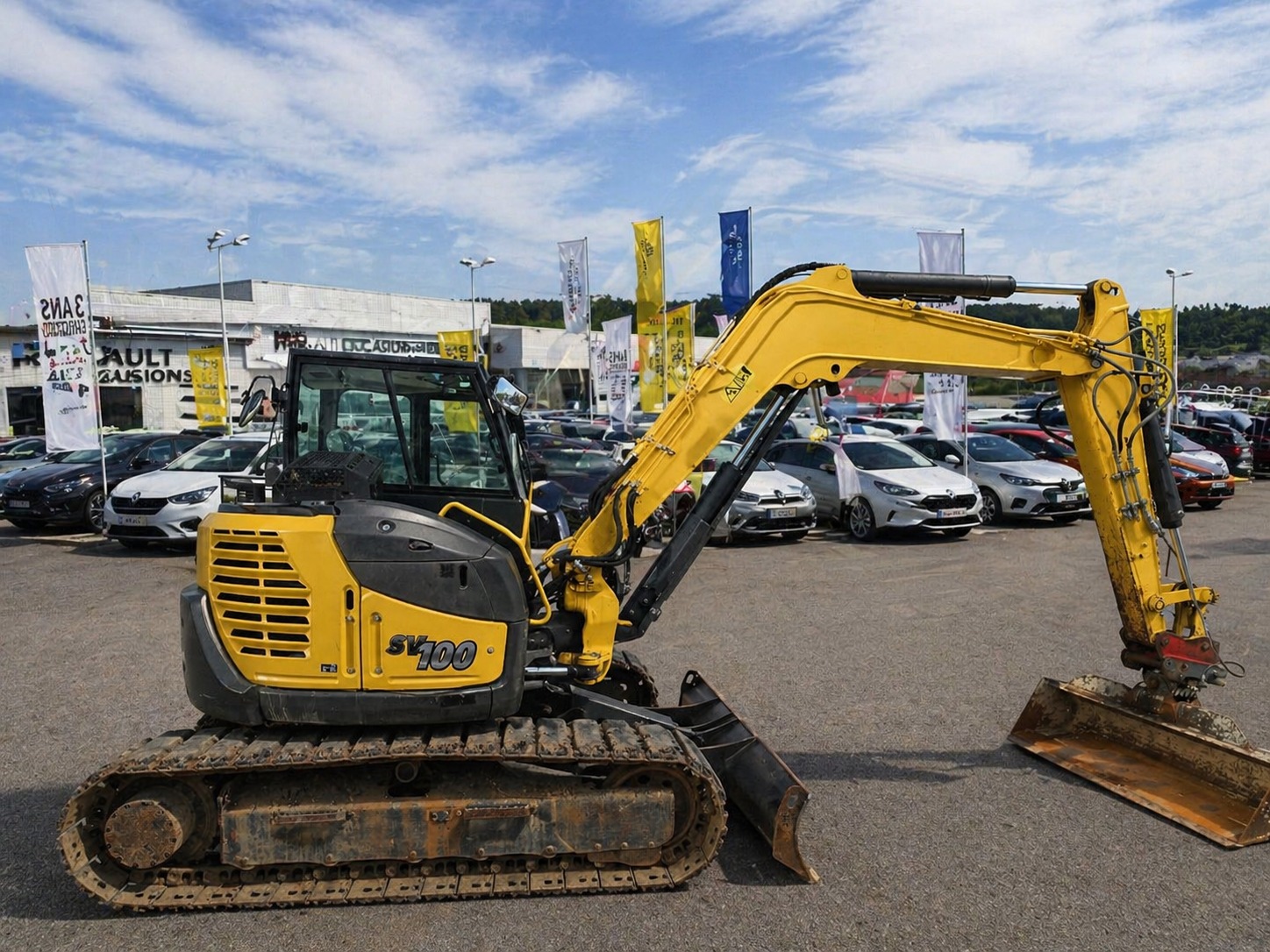 Mini Pelle YANMAR SV-100